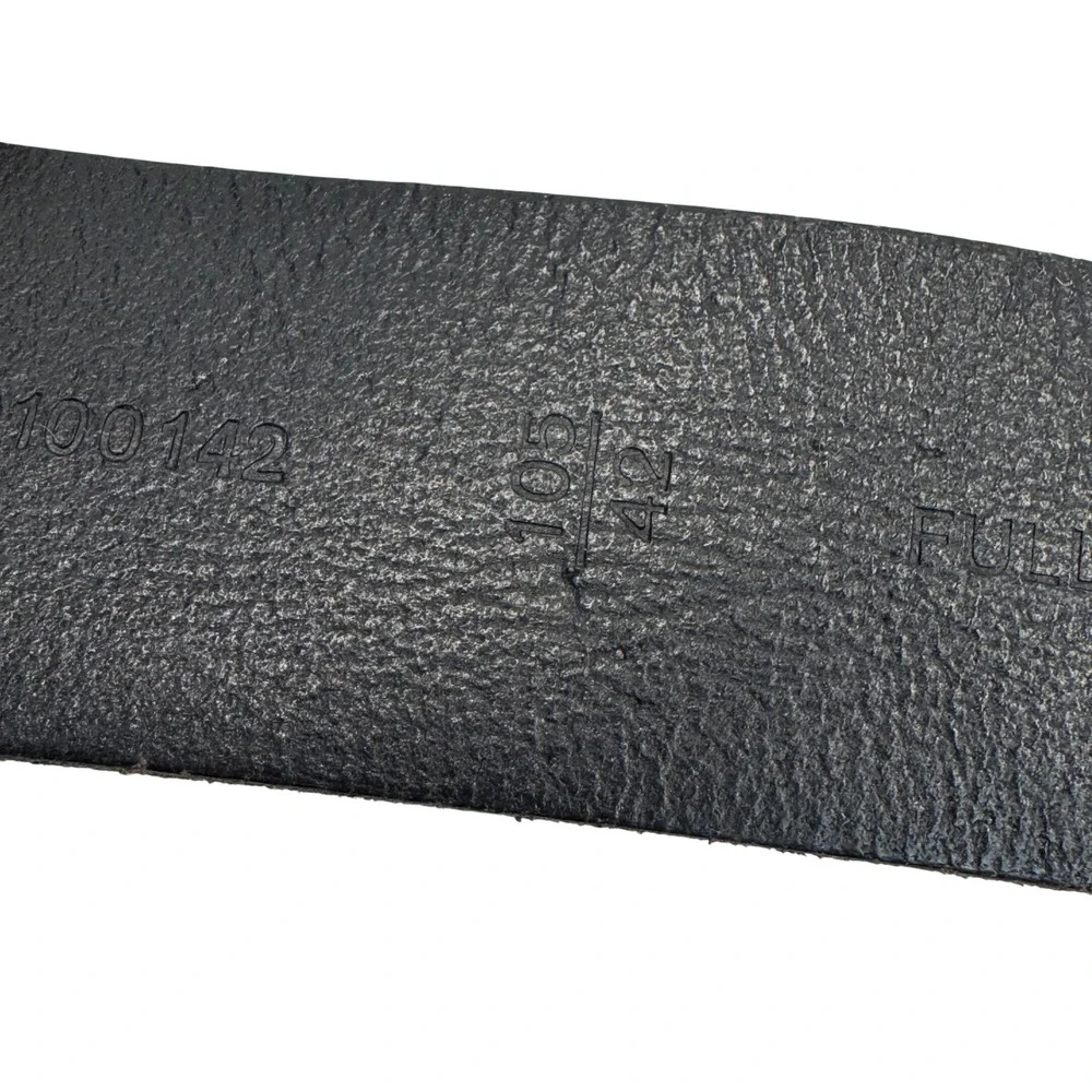 R&Y Blues Full‎ Grain Leather Belt 42 Brown Distressed Western Americana USA